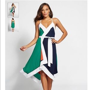 Gabrielle Union Collection- Colorblock Wrap Dress